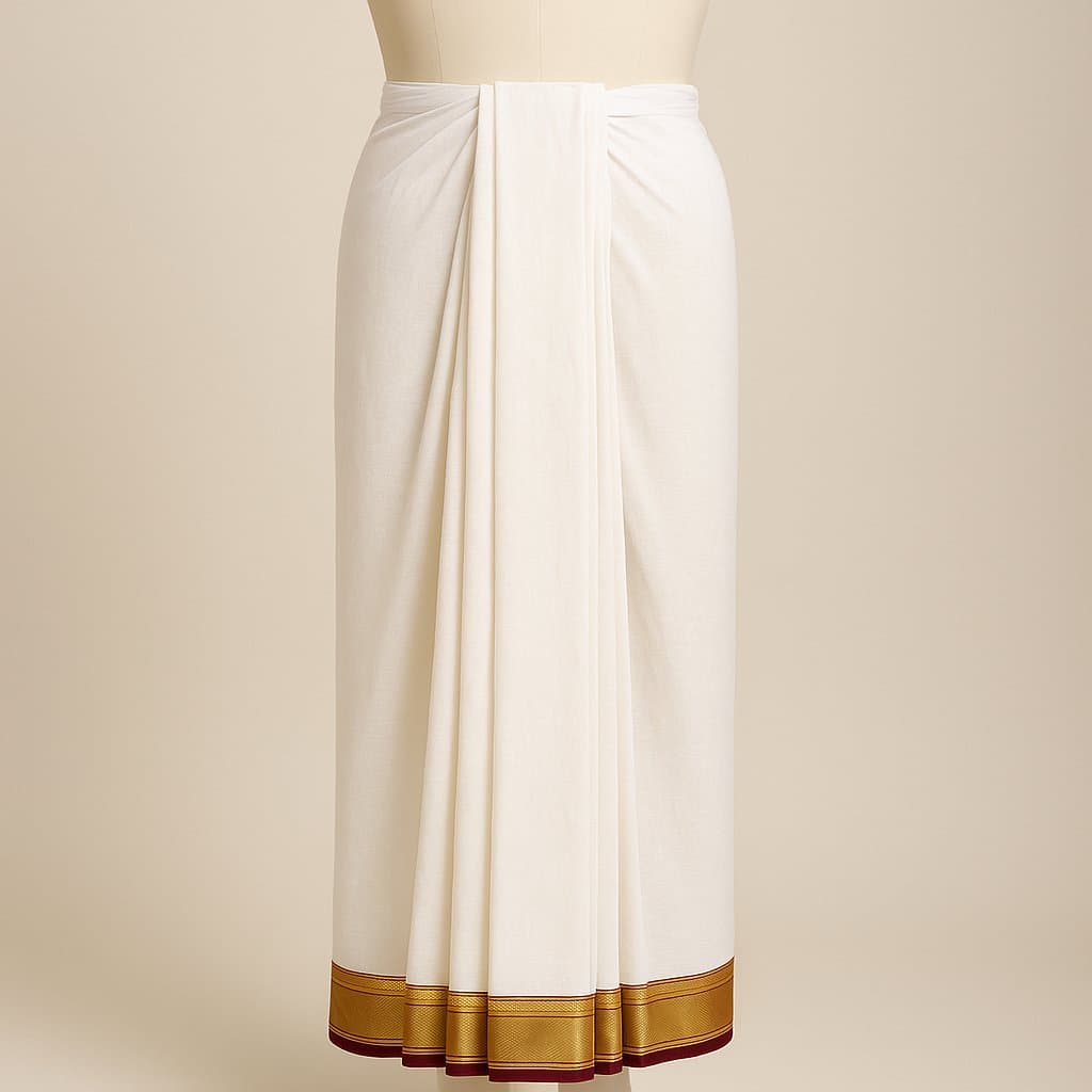 Traditional Cotton Dhoti